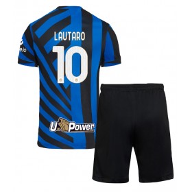 Inter Milan Lautaro Martinez #10 Replica Home Minikit 2024-25 Short Sleeve (+ pants)